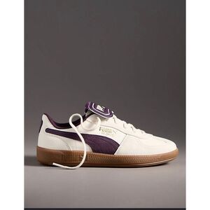 PUMA Palermo Premium Sneakers Men’s 8 women’s 9.5 Alpine Snow Midnight Plum Gum